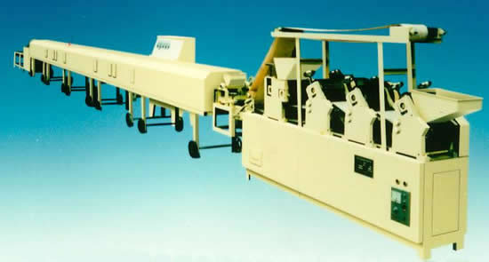 輥切、輥印兩用流水線電熱餅干機、 節能導熱油餅干機