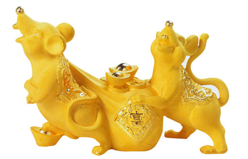 財絨沙金工藝品財運到家