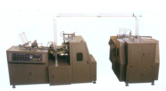 雙層中空紙杯成型聯動機組