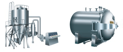 ①ZLG中藥浸膏智能噴霧干燥機(jī) ②GKT型真空干燥器