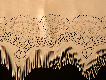 真皮服飾激光圖