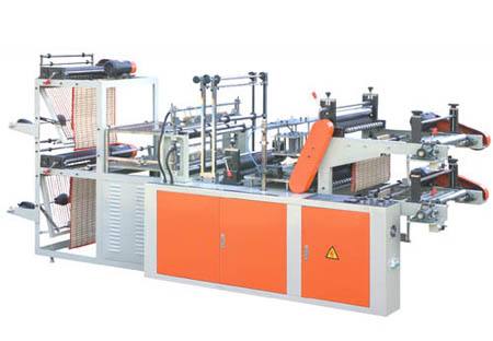 雙層連卷背心袋、平口袋制袋機