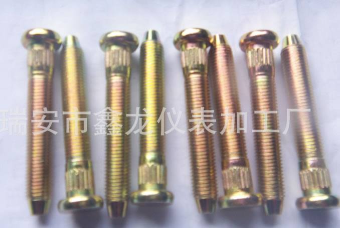 多款法蘭面螺栓、槽螺桿、手擰螺栓、堵頭螺絲、加工銅件接頭