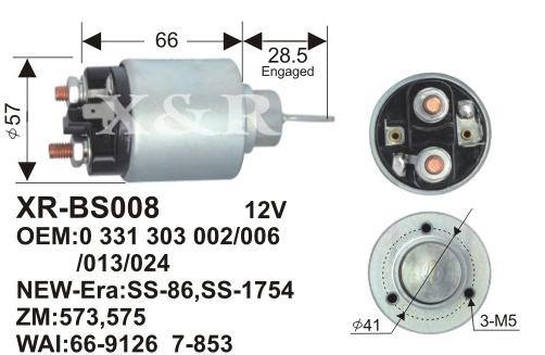 電磁開關(guān) BOSCH系列 電磁閥 起動機(jī)配件 馬達(dá)開關(guān) 汽車配件