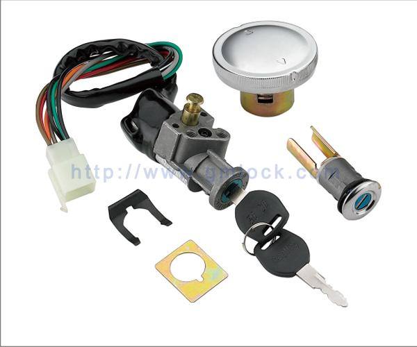 GM-005 大陽100P檔(七線)套鎖 摩托車鎖具