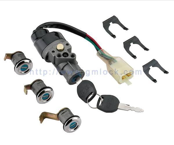GM-008 大綿羊CH-250(四線)套鎖 摩托車鎖具