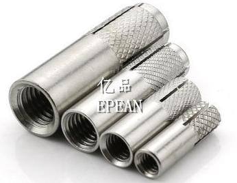 304不銹鋼內膨脹螺絲 頂爆 內爆壁虎 平爆螺絲 內迫壁虎M6