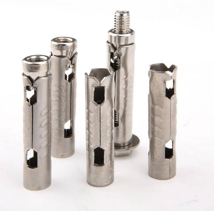 200不銹鋼魚鱗三片一片式壁虎M6