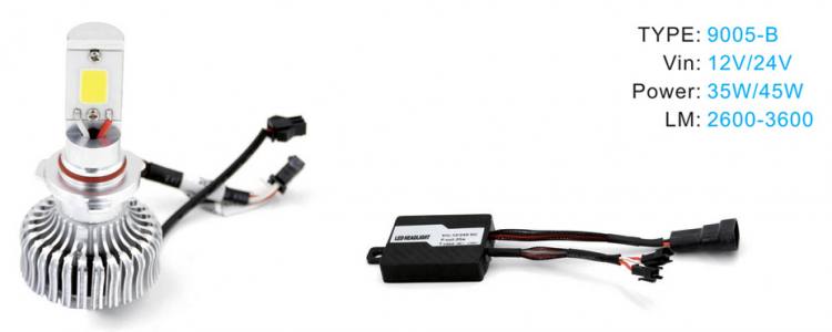LED汽車(chē)前大燈 -> 9005-B