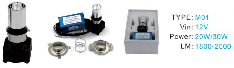 LED摩托車前大燈 -> M01