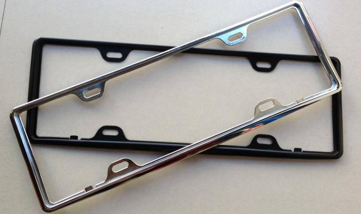 新交規(guī)車牌架 國標(biāo)鋅合金車牌架 牌照架 車管所專用牌照框 車牌框