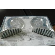 汽車喇叭，摩托車鍍鉻蝸牛喇叭，帶前罩