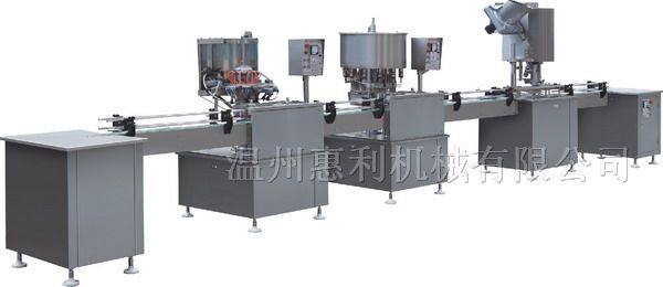 自動洗瓶灌裝封蓋生產線