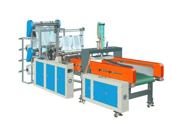 SHXJ-E600700800型電腦控制自動沖口雙層制袋機(jī)