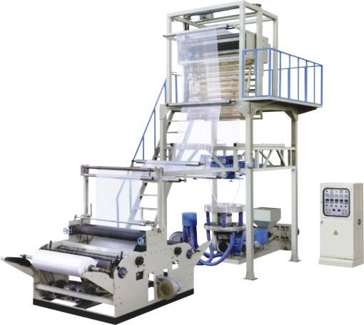 SJ-B50、55、65、65-1系列升降旋轉機頭吹膜機（PE熱收縮膜吹膜機）