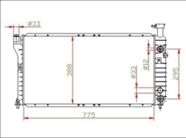 CT/BU-002別克散熱器