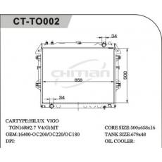 CT/TO-002豐田散熱器