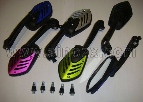 ZX-2655-2黑殼摩托車改裝后視鏡