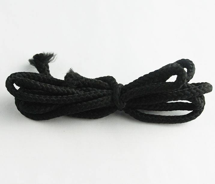 男女皮鞋彩色黑白八股鞋帶 圓繩束口繩 帽繩鞋帶繩 棉繩廠家