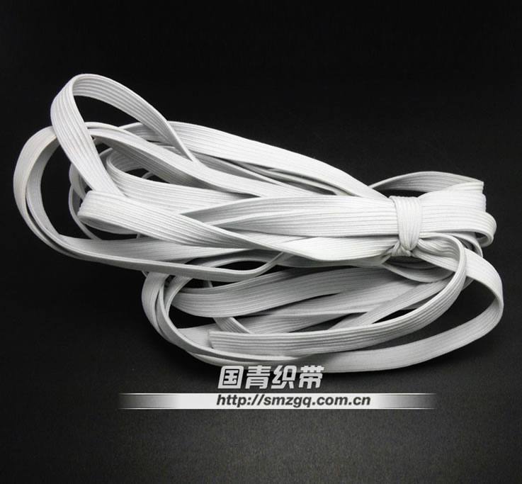 織帶廠家供應 進口走馬扁松緊帶，0.3cm--1.2cm,各種顏色