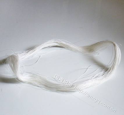 供應0.6mm 白色包魚絲線細繩(圖) 水杯掛繩 飾品繩