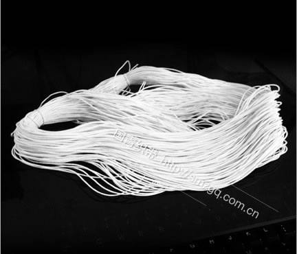 廠家直銷 汽車座套專用彈力繩 1.5mm 黑白色 高拉伸比