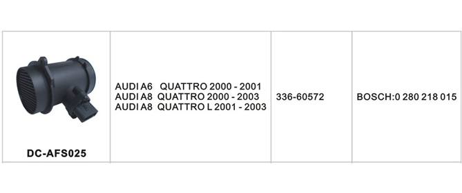 DC-AFS025汽車空氣流量計
