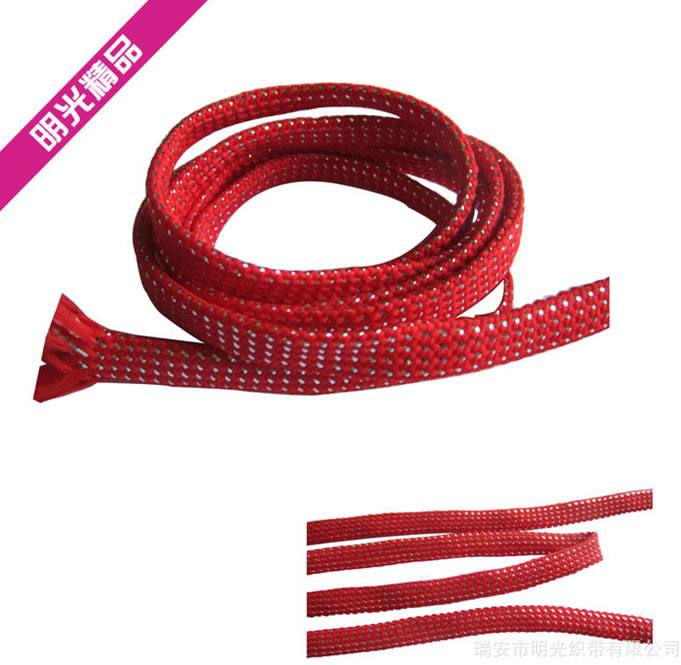 廠家直銷 批發(fā)6mm寬8股空心棉繩（八股）、棉線,輔料，滌棉織帶