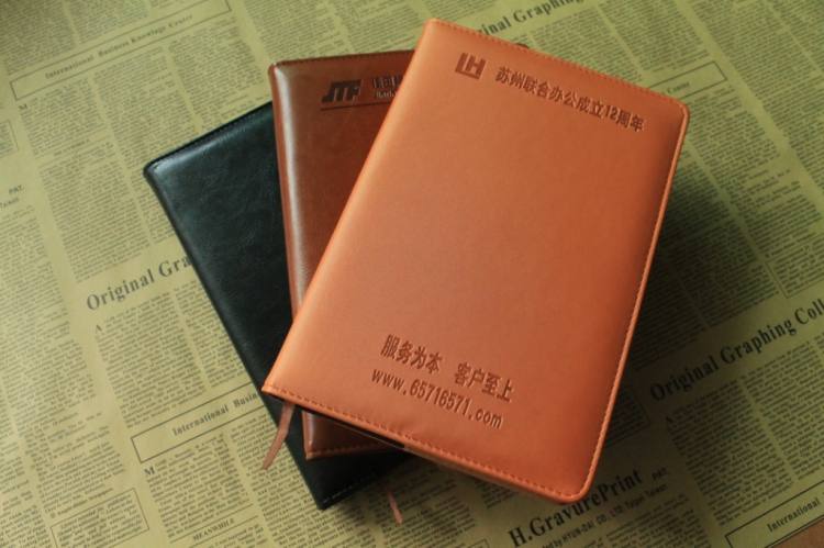 廠家定制高檔A5活頁皮質筆記本 變色革記事本子 pu商務筆記本子