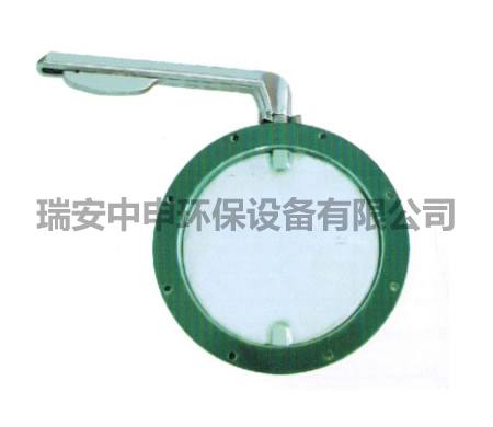 手動傳動法蘭式通風蝶閥