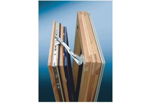 塑鋼、木窗單扇平開上懸窗五金件