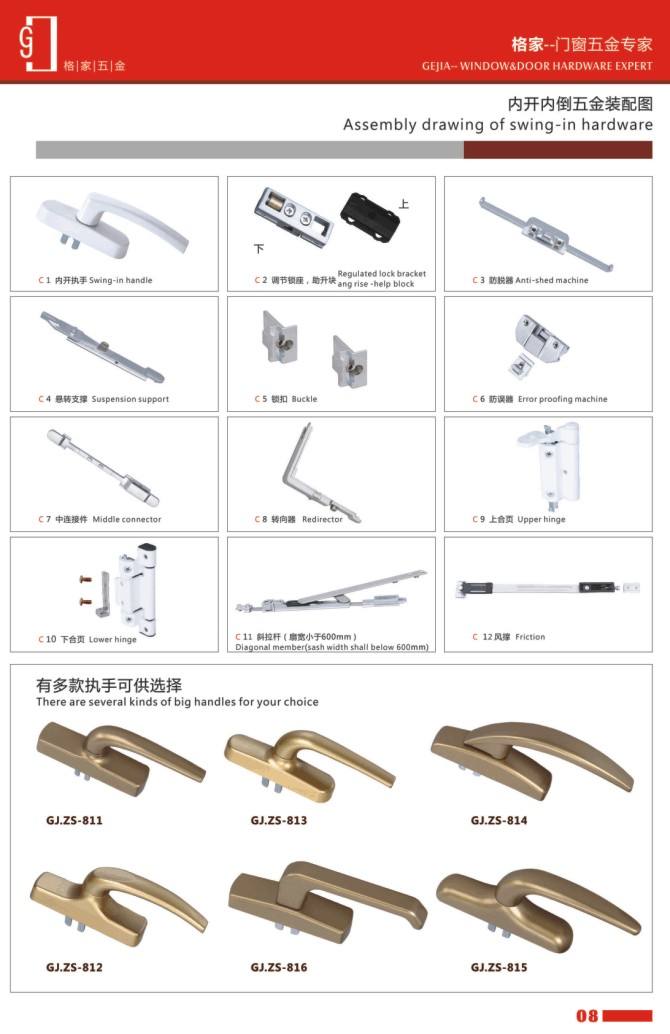 內開內倒五金裝配