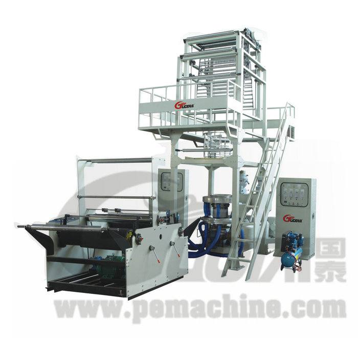 2SJ-G系列兩層共擠旋轉機頭吹膜機組