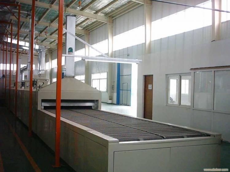 平面不銹鋼鋼網帶烘干線