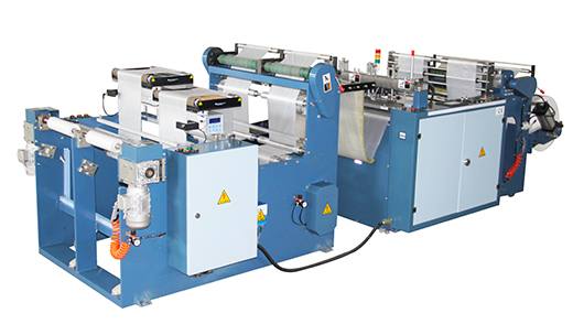 HSLJ-450X2 雙道高速塑料袋連卷機