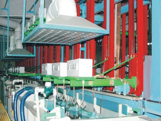 全自動(dòng)垂直升降電鍍線2