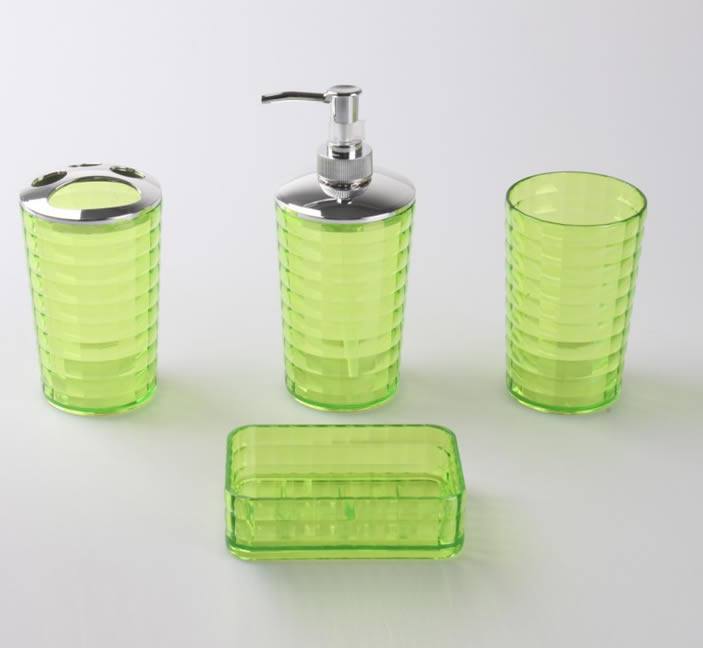 廠家供應 壓克力衛浴四件套 浴室套件 塑料套裝 雙層衛浴套件