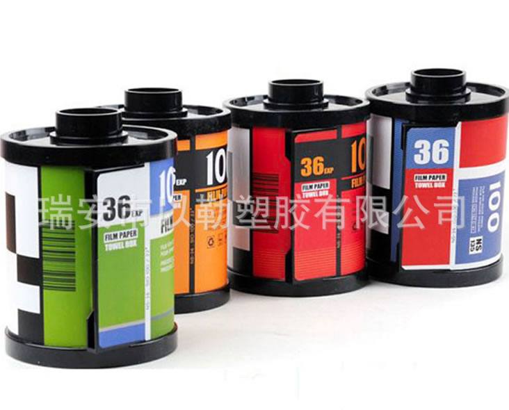 100%創意膠卷紙巾抽 紙巾盒 紙抽盒 膠卷紙巾筒