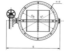 HHTW型環保通風手動蝶閥