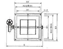 HHTWF型環保通風手動蝶閥