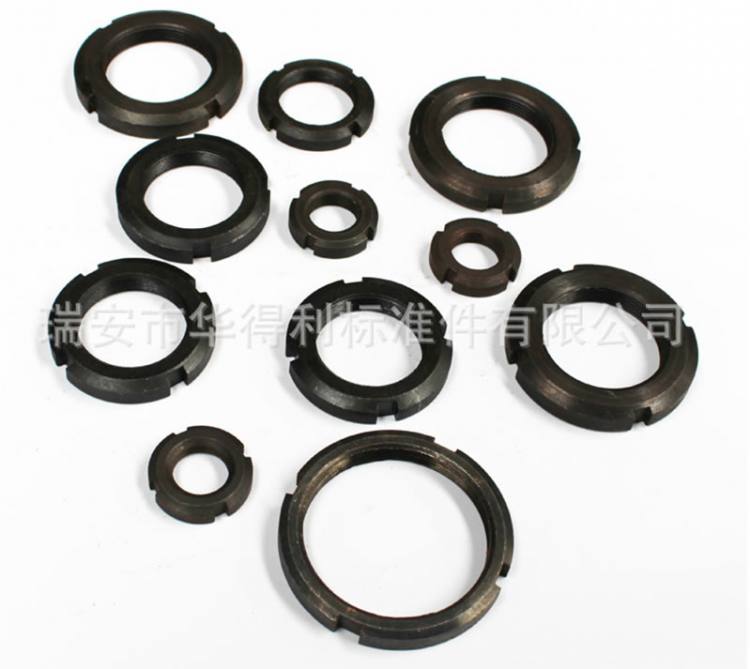 供應國標螺母 GB812圓螺母 螺母廠家 緊固件GB810圓螺母