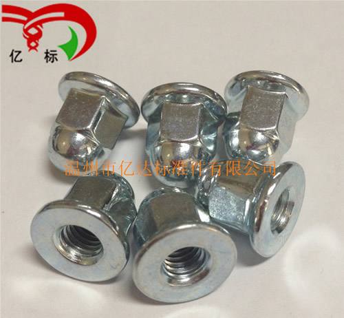 M6蓋型螺母，鍍鋅蓋帽