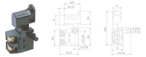 QH02-1按扭開關 電動工具開關