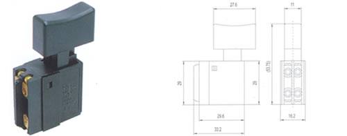 QH07-03按扭開關 電動工具開關