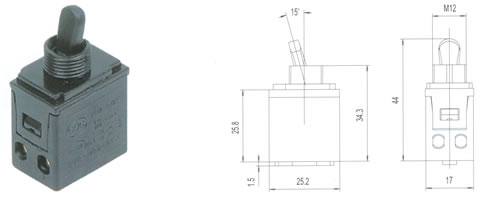 QH23-02倒板開關(guān) 電動(dòng)工具開關(guān)