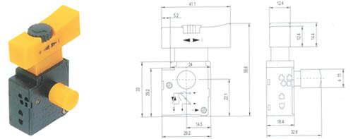 QH31-04交流調速開關 電動工具開關