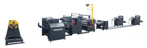 高分子/熱轉印吊頂覆膜生產流水線