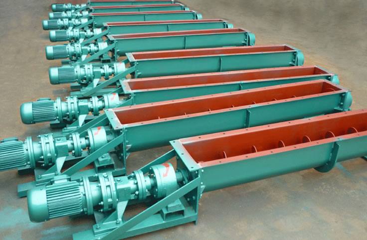 螺旋輸送機LS 天藍粉料輸送脫硫除塵輸送機