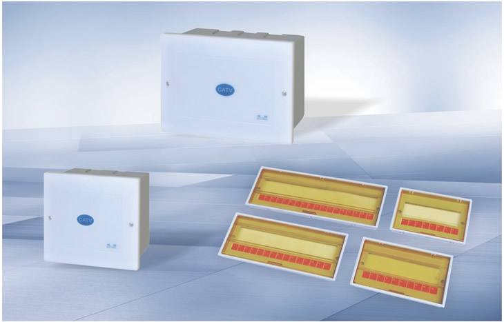 CATV塑料配電箱、PZ30面板