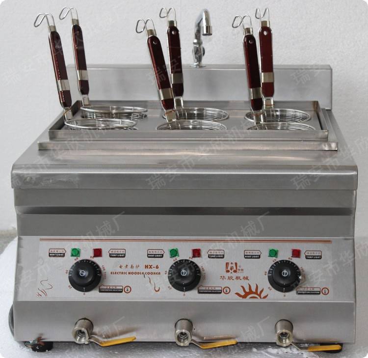 臺式六頭電熱煮面爐，商用電熱煮面爐 煮面機 麻辣燙機